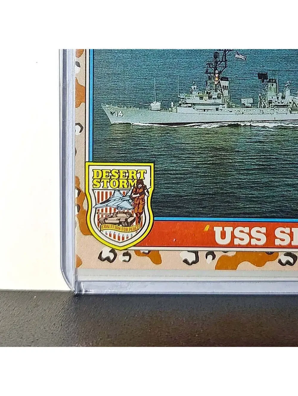 USS Sides 1991 Topps Desert Storm #126 Card